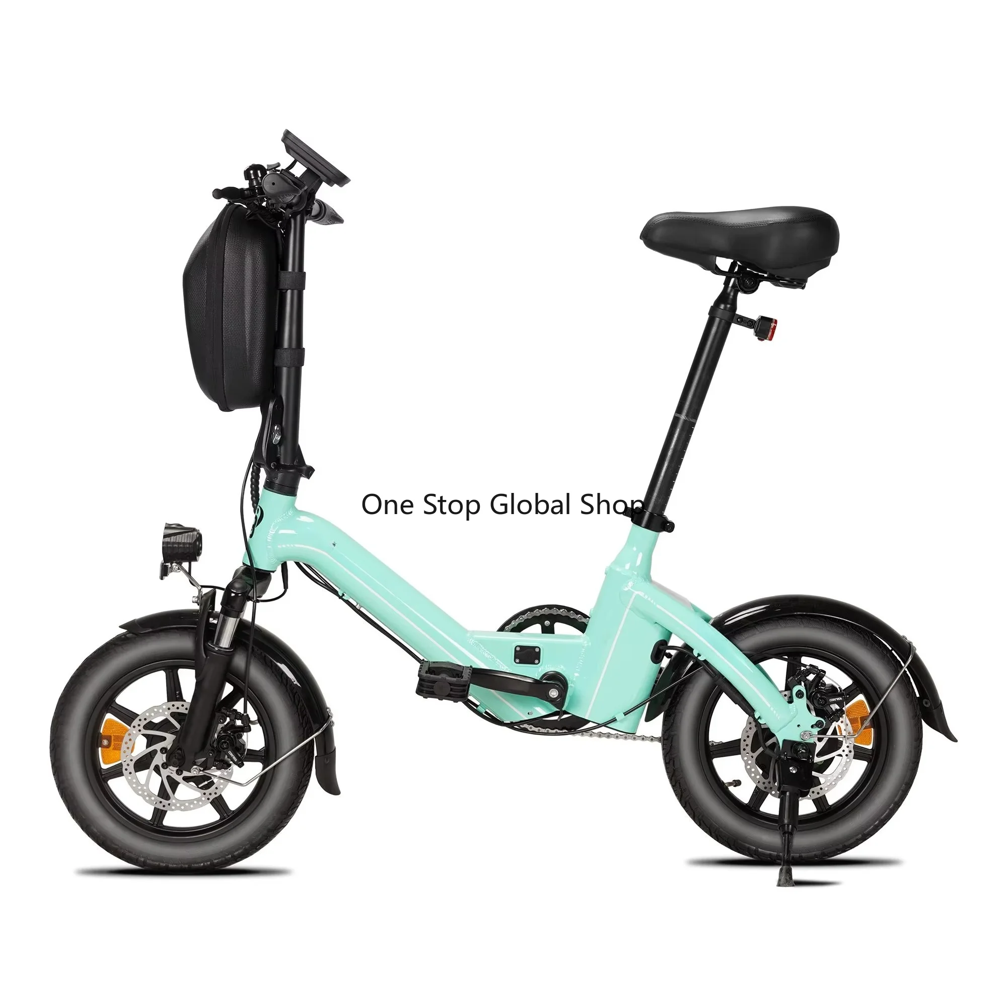 T16 PRO Folding Bike Mini Ebike Advanced Features 250W Motor 36V 7.8Ah 14x1.125 Tyre 20kg Upgrade Rear