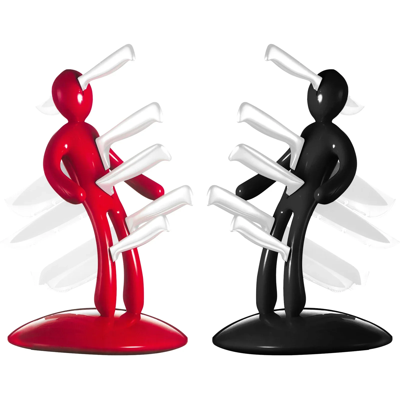 

Kitchen Cutlery Storage Organizer Humanoid Knife Block Holder Multifunctional Decoration Kitchen Storage Tool