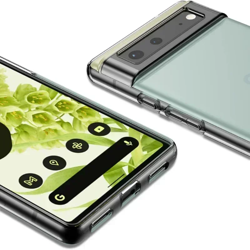 Чехол для Google Pixel 7 6 Pro, ультратонкий, прозрачный, мягкий, из ТПУ, прозрачная задняя крышка, чехол для телефона Pixel 7Pro 5G для Google Pixel 6A