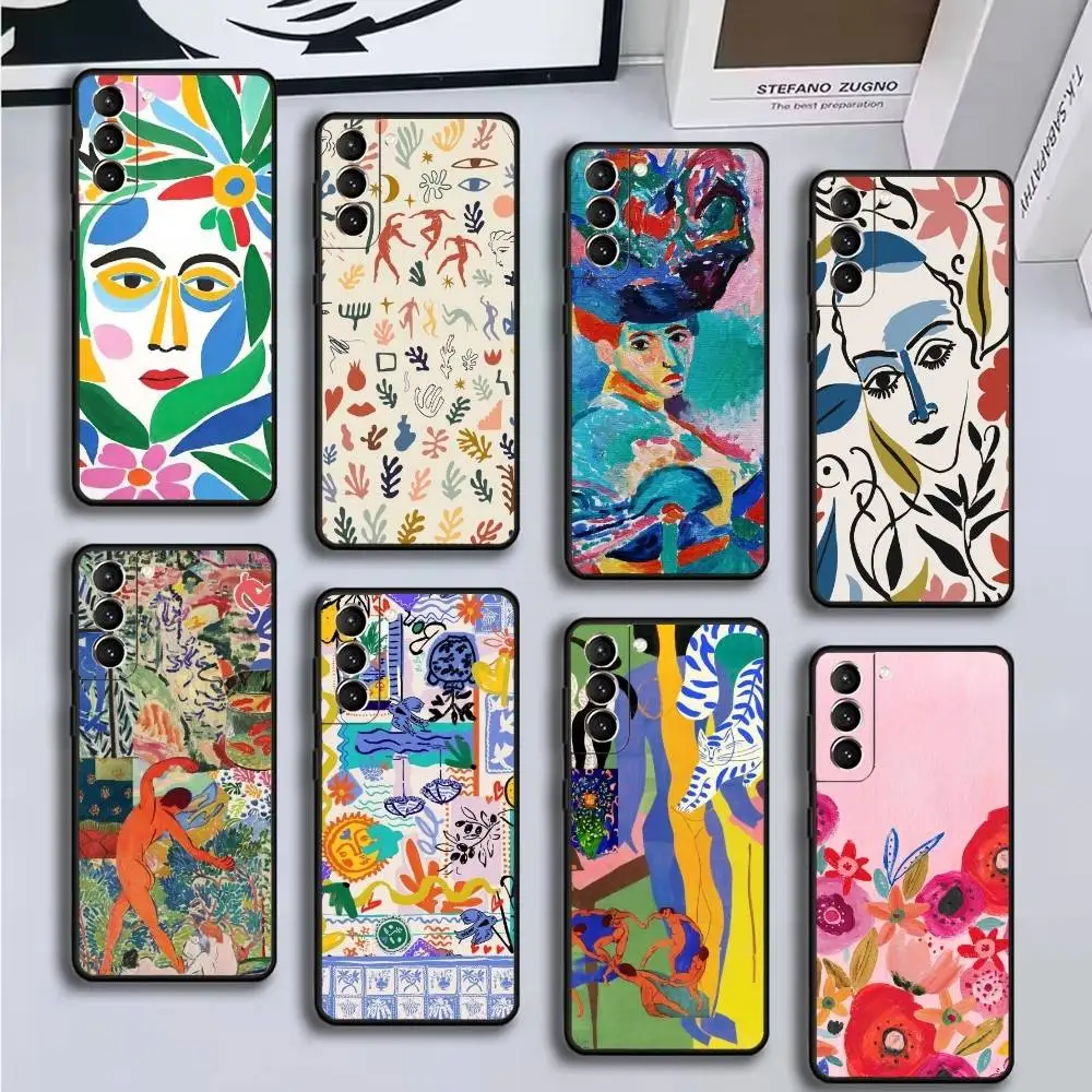 

H-Henri M-Matisse Art Painting Phone Case For Samsung GalaxyA13,21s,22,31,32,52,53,71,72,73,Soft Black Cover