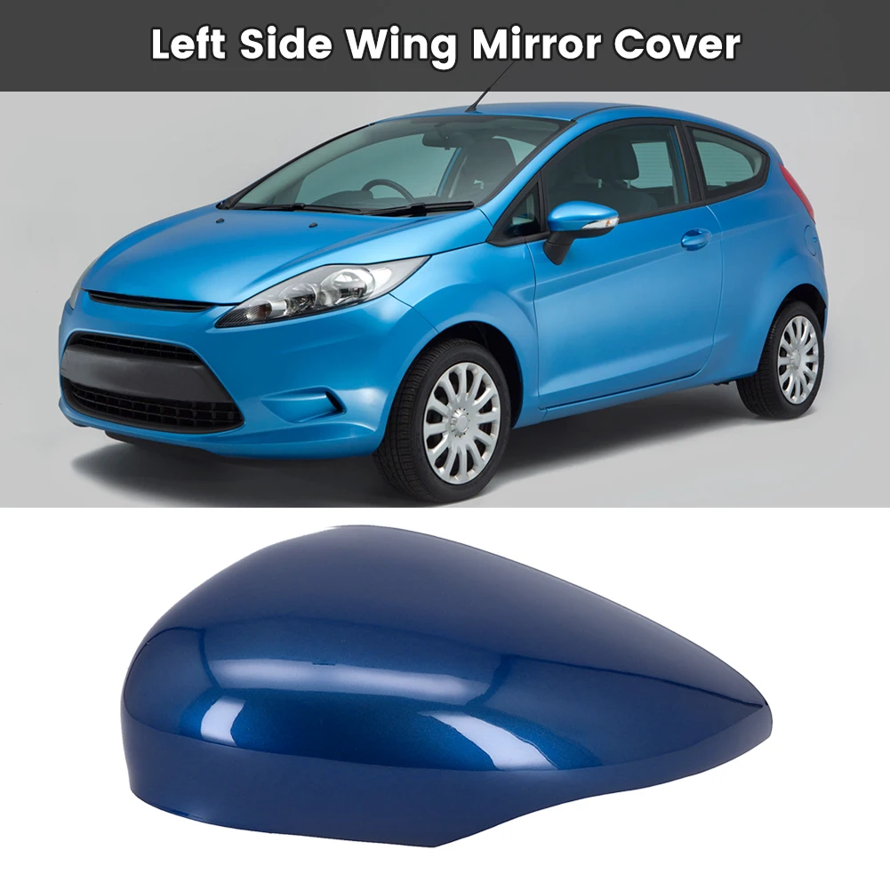 Cap Mirror Cover Indoor Office Car Dark Blue Left Parts Plastic Replacement Wing View 1 Pc Accessories For Ford