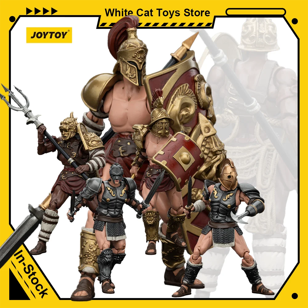 

[In-Stock] JOYTOY 1/18 Roman Gladiator Hasta,Thraex,Secutor,Dimachaerus,Retiarius Gladiator Action Figures Collection Model Toy