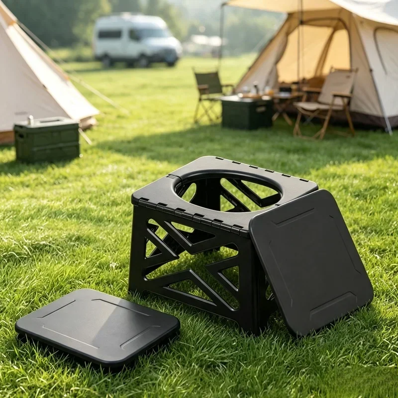 Portable Folding Car Toilet Deodorant Multifunctional Mobile Stool Outdoor Camping Emergency Travel Commode