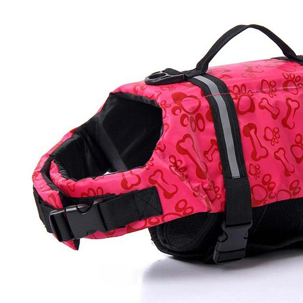 

Pet Life Jacket Adjustable Preserver Comfortable Breathable For Quick Release Hook Puppy Vest S Pink