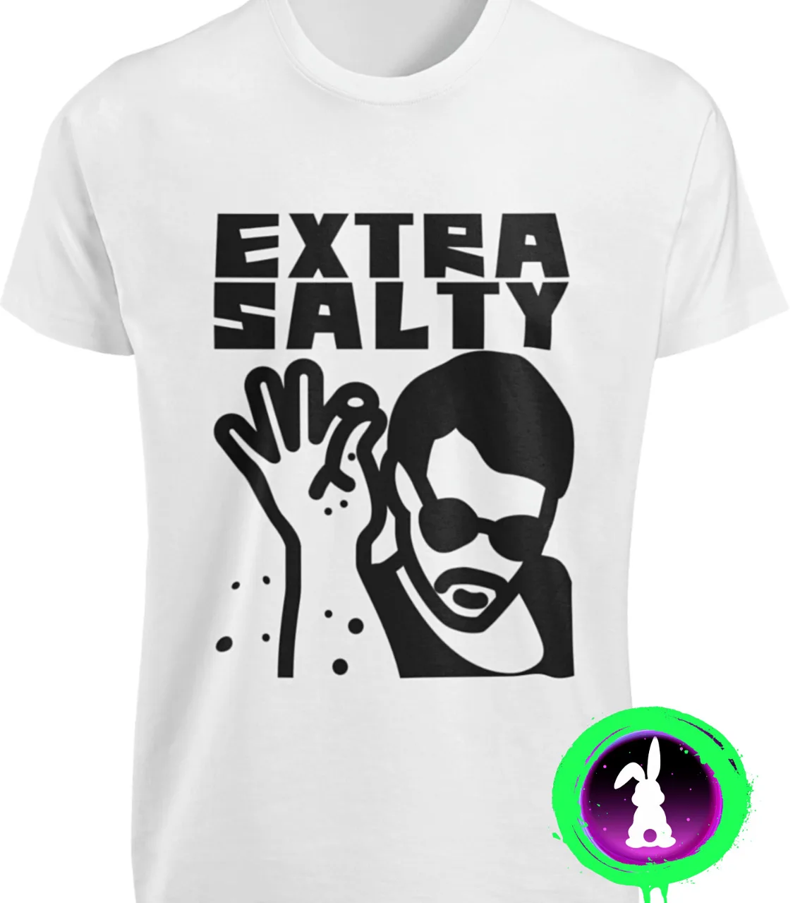 

Extra Salty T-SHIRT Sarcastic Shady Funny Beach Popcorn Food Joke Chief GIFT TEE