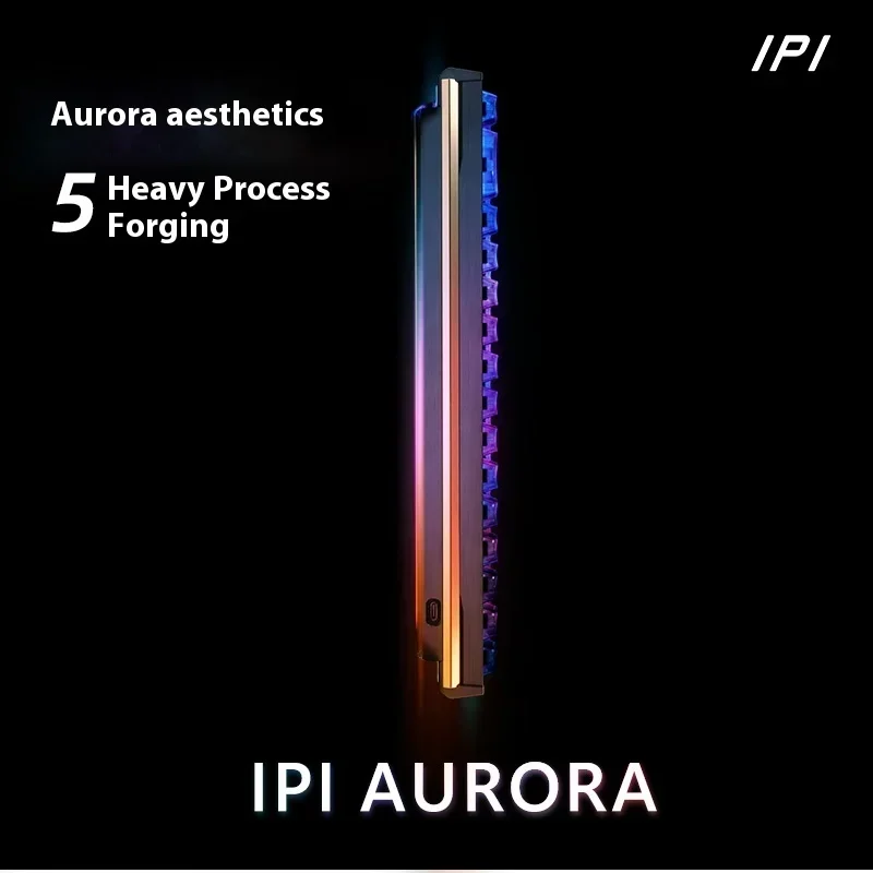 

IPI AURORA65 Механическая клавиатура с магнитным переключателем, проводная, 8000 Гц, 0,125 мс, задержка 0,01 ммRT, игровая клавиатура для Valorant Gamer Custom