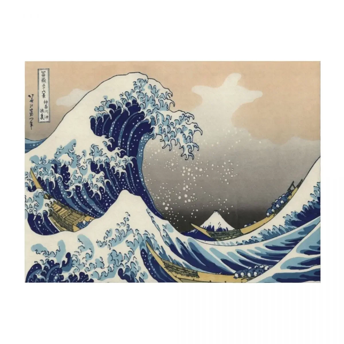 

Great Wave Throw Blanket Sofa Throw Designers Summer Bed Fashionable Blankets