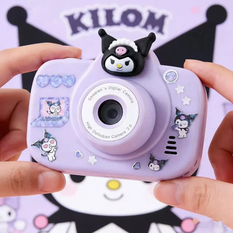 

Детская камера с тематикой аниме Куроми для школы, цифровая игрушка с двумя HD-камерами для фотосъемки, путешествий, развлечений, подарок на день рождения для девочки