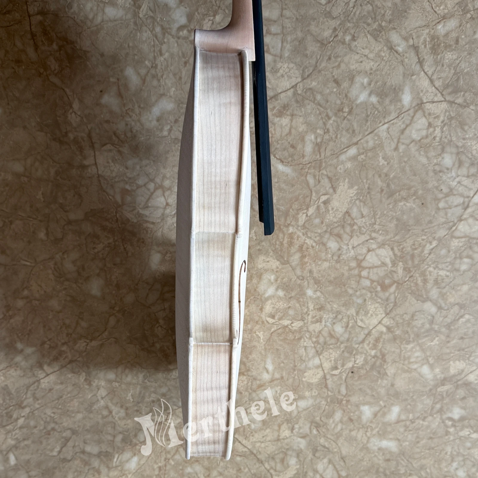 لهب القيقب الكمان بالحجم الكامل كمان غير مكتمل خشب التنوب صناعة يدوية 4/4