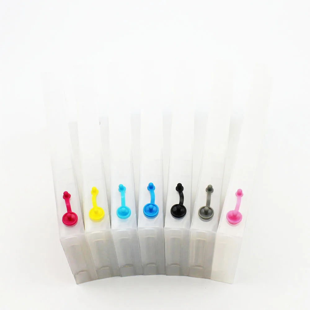 Cartucho de Tinta Vazio Recarregável de 220ML/unidade com Chip para Impressoras Epson Stylus Pro 4000 4400 4450 4800 4880 7600 9600