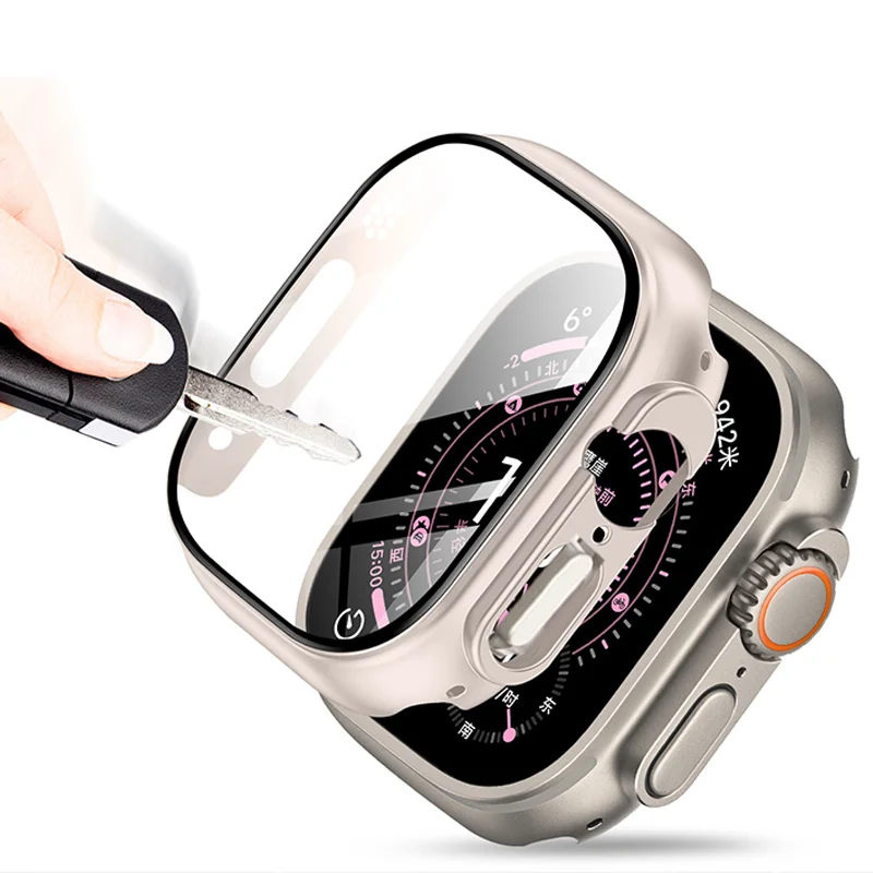 Nouveau verre + boîtier pour Apple Watch Ultra 3-2 49mm smartwatch PC pare-chocs protecteur d'écran film trempé apple watch Ultra3 accessoires