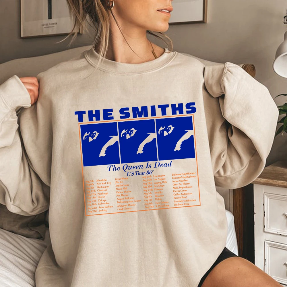 

Толстовка с принтом Smith, осень-зима, модная уличная одежда с длинными рукавами, женский топ Harajuku Y2k, женская одежда с эстетической графикой