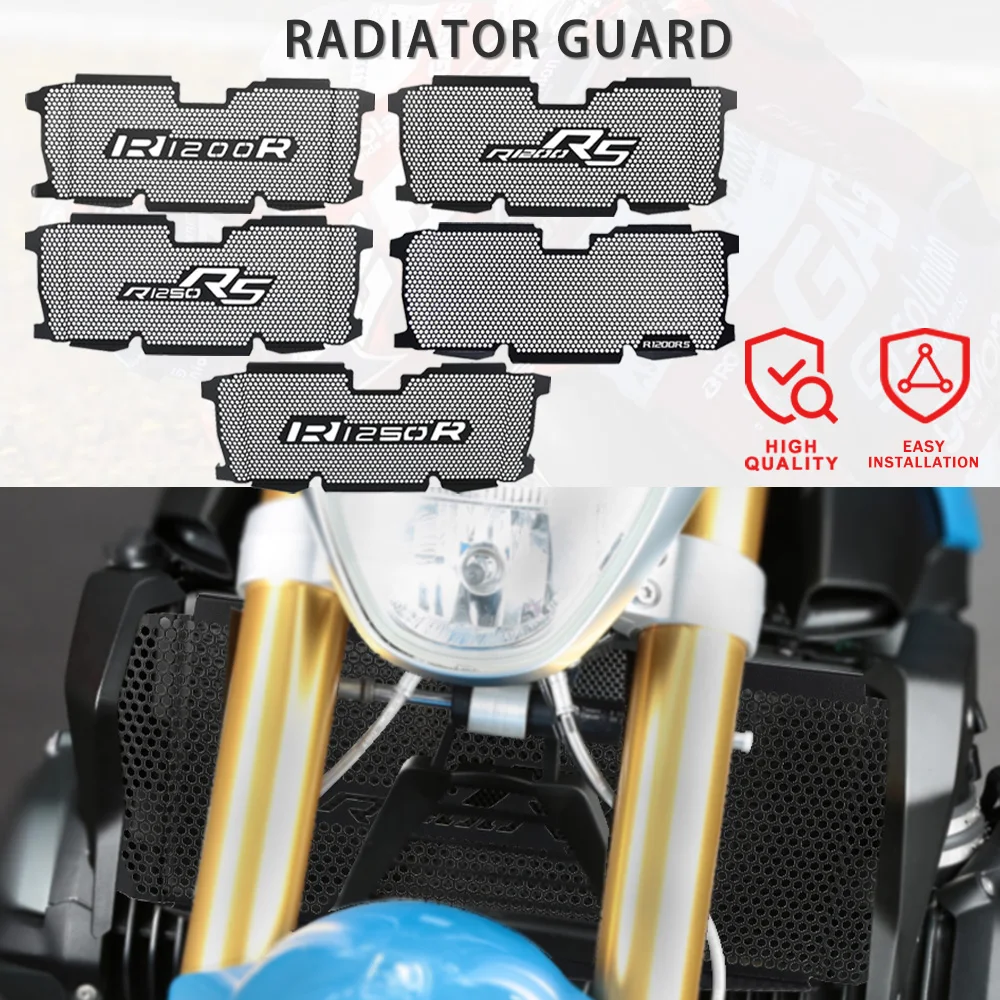 

2025 2024 R1200R R1250RS Защитная решетка радиатора, подходит для BMW R1250R R1250RS R1200RS R1200RS R1250RS SE 2023