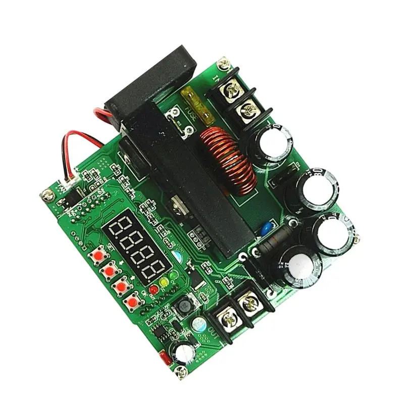 ABAH-For DIY Projects Compatible BST900W DC-DC Boost Converter 120V 10A Step Up Module With LCD Display Voltage Transformer