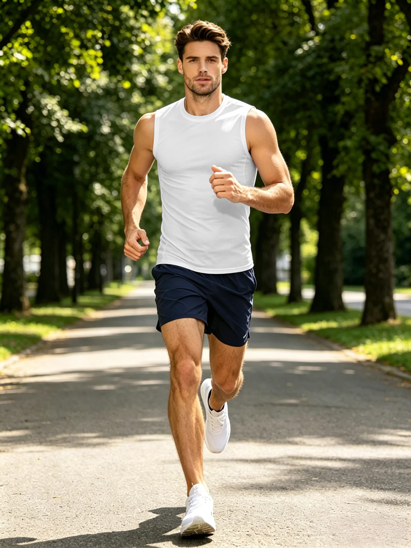 Tank Top Pria Slim Fit Bergari - Tank Top Ribbed ulasan dan harga