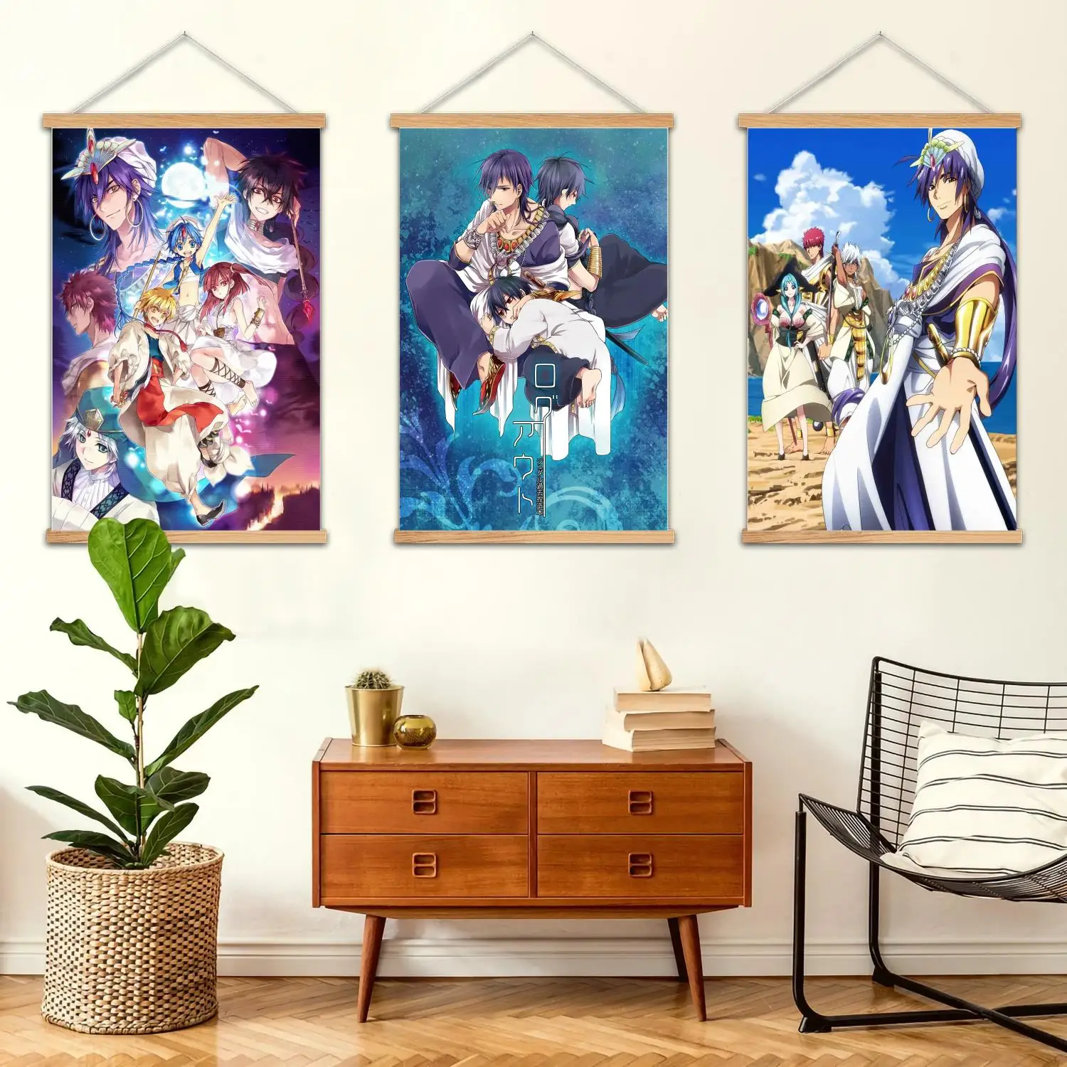 Magi sinbad-pintura de pared enmarcada, póster artístico en lienzo, arte de pared, familia moderna, decoración de dormitorio, carteles, pintura decorativa