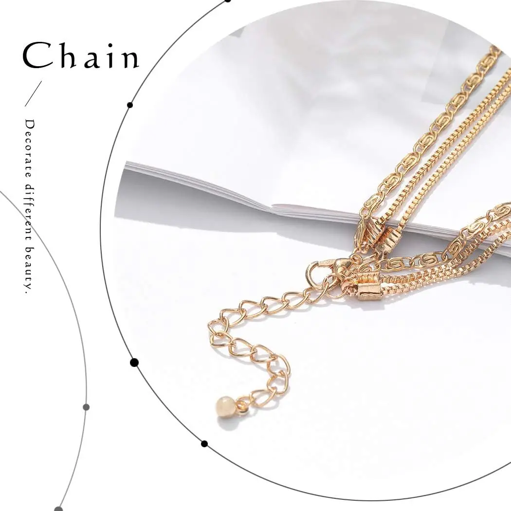 بوهو أفريقيا الطبقات القلائد الذهب القوطية نفرتيتي الملكة المصرية قلادة الأحجار الكريمة المختنق الهذيان حفلة ضبط سلسلة عنق مجوهرات