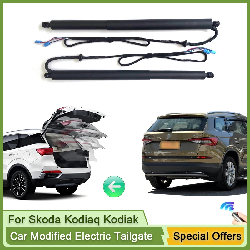 For Skoda Kodiaq Kodiak 2016~2024 Car Electric Tailgate Tail Gate Strut Vehicle Power Rear Door Lifting System Kit for Trunk