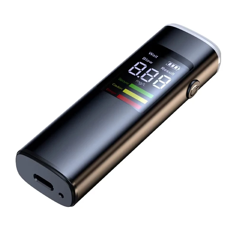 Alcohol Tester for Drunk Driving, Blow-Type Language Broadcast, Electrochemical High- Traffic Alcohol Detector-A12I