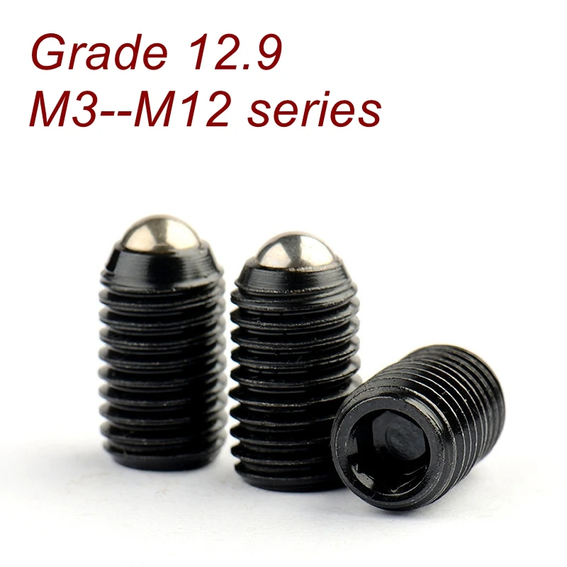 Carbon steel Spring Ball Plunger wave beads positioning beads marbles ball screws tight M3 M4 M5 M6 M8 M10 M12 M16