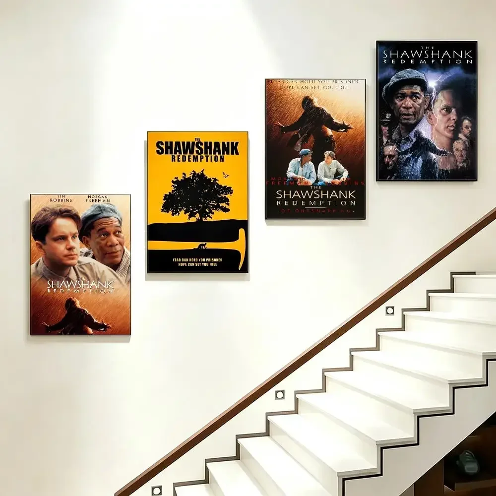 movie The Shawshank Redemption Poster HD  Printing Soothing and Cream Style Home Decor for the Living Room cafes Gift Giving
