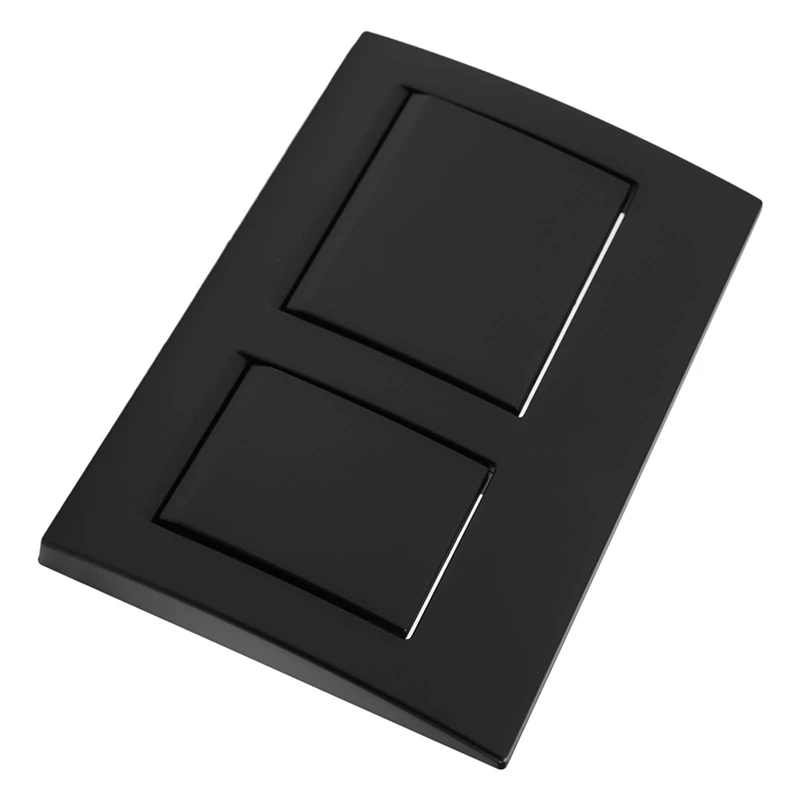 Toilet Push Plate For Geberit ALPHA 15 Chrome Dual Flush Plate Plastic Black Dual Flush Plate Bathroom Parts