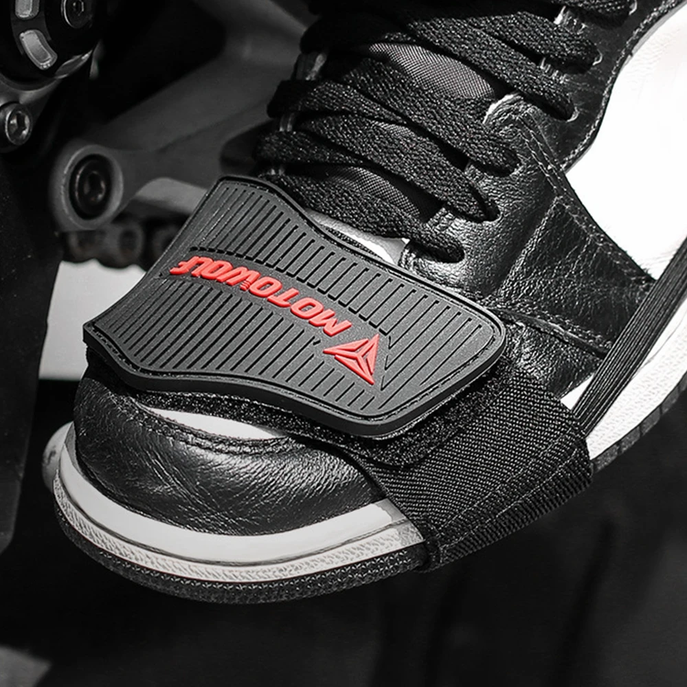 Hot Sale,Universal Motorcycle Shoe Cover Guards Motorbike Gear Shift Pad Anti-slip Durable Boot Protector Anti-skid Gear Shifter