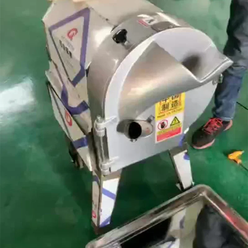 

Commercial single-head multi-function vegetable cutter Convenient and fast stainless steel slicing, shredding and dicing machine