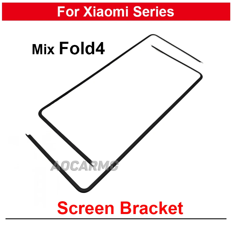 

Для Xiaomi Mix Fold4: передняя рамка дисплея, средняя рамка-держатель, пластиковый кронштейн для ЖК-экрана, запасные части