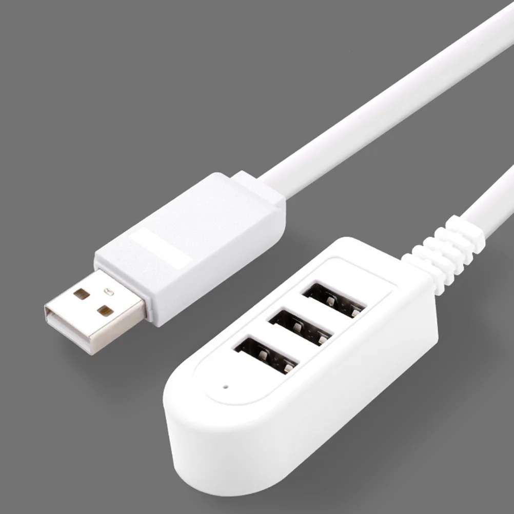 

3USB Multi-Function Hub 0.25m White Mini Compact 3A Multi-Port Hub Extension Line Fast Stable 3A