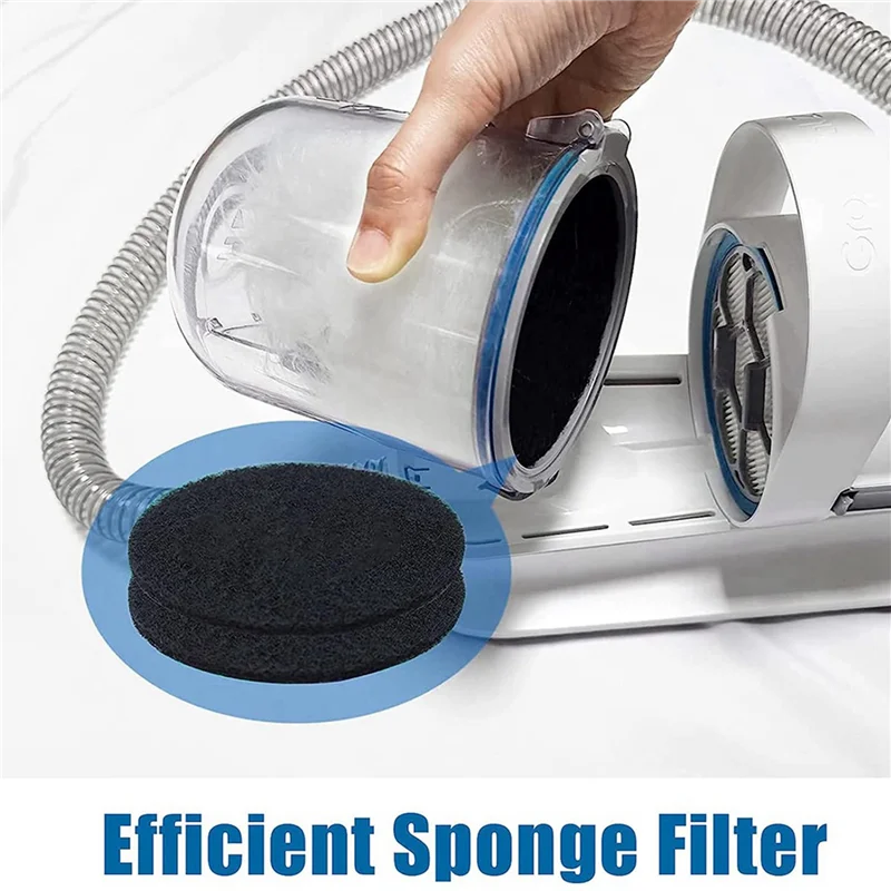 

A83X-40Pcs Hepa Filter Sponge Replacement Accessories For Neakasa/Neabot P1 Pro Pet Grooming Kit & Vacuum