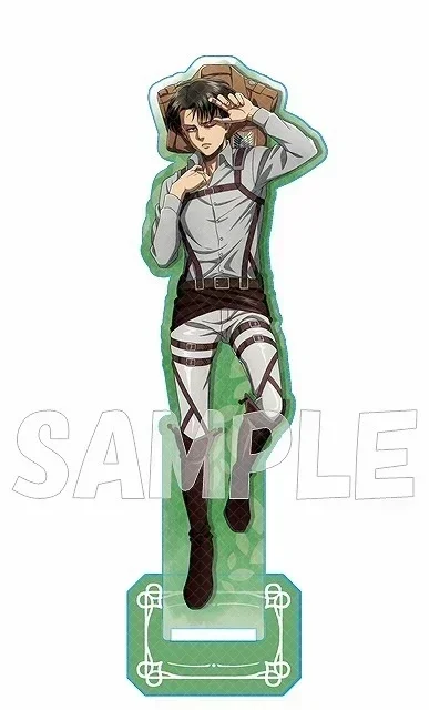 Attck On Titan أنيمي Erwin الاكريليك حامل دمية جان إرين ليفي نموذج لجسم لوحة تأثيري #2