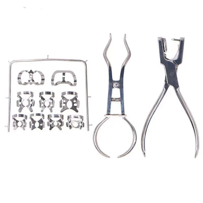 Hand‑Operated Orthodontic Hole Punching Pliers Kit Portable Dental Perforator Tool For Dentists Daily Clinical And Laboratory Us