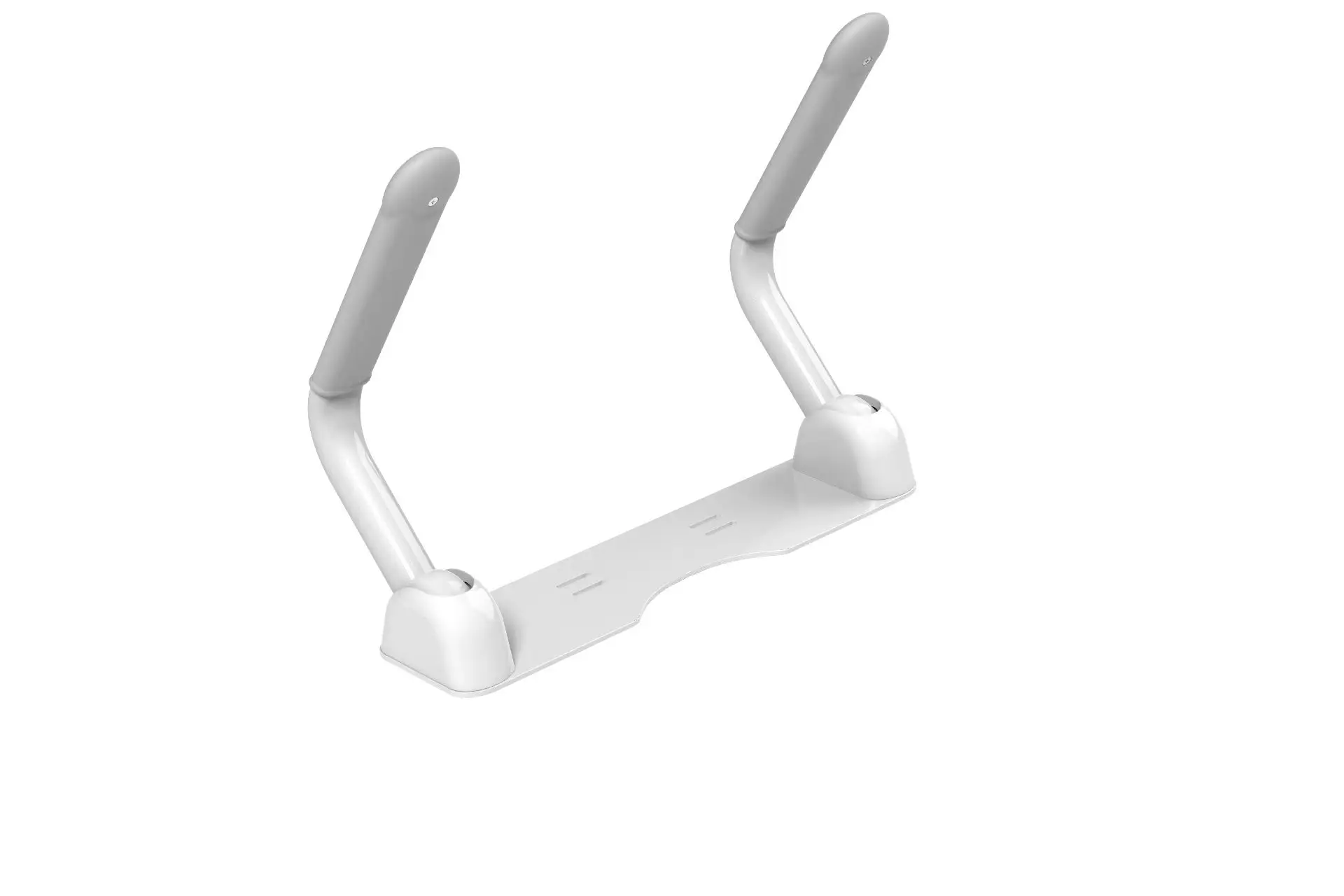 إطار أمان للمرحاض عالي التحمل مع قضبان دعم مساعدة للمرحاض مع أذرع لكبار السن والمعاقين والحوامل #5