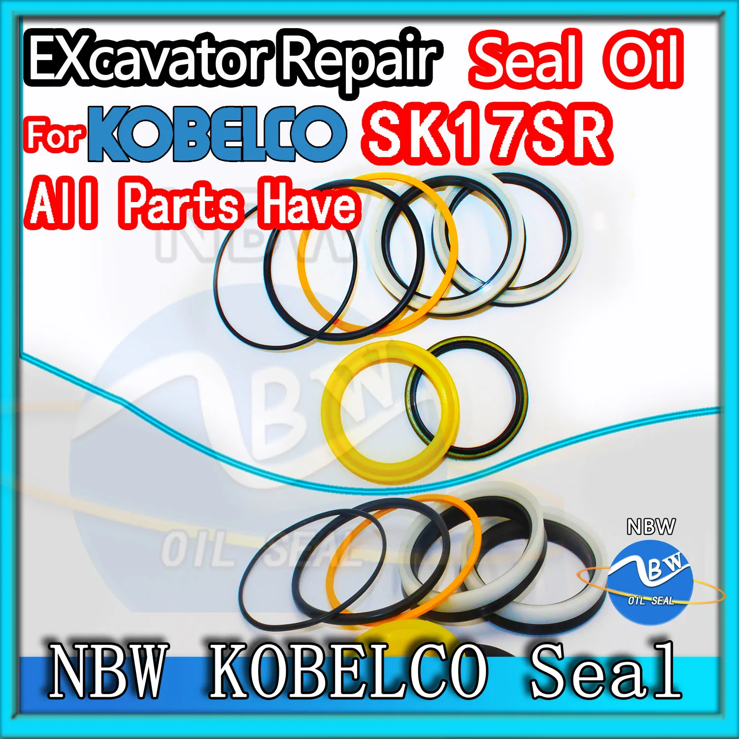 

For KOBELCO SK17SR Excavator Oil Seal Kit High Quality Repair Orginal Quality Track Spovel Hammer Construction Tool Set Pack