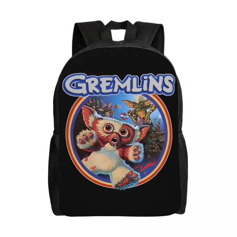 Gremlins กระเป๋าเป้ใส่แล็ปท็อป84ใบแฟชั่นสำหรับผู้หญิงสำหรับผู้ชายและนักเรียนวิทยาลัย Gizmo 80S ภาพยนตร์ mogwai มอนสเตอร์ย้อนยุค SCI FI