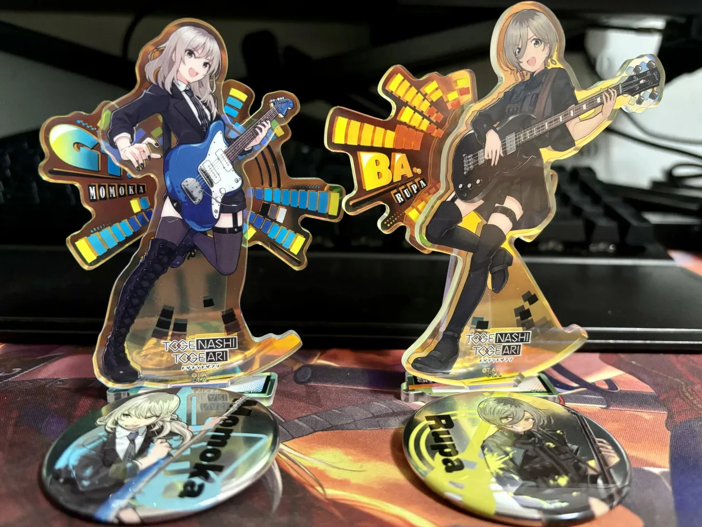 GIRLS BAND CRY Toy Figures Acrylic Stand Anime Action Figure Ornament Model Accessories Gift Toy Figures GIRLS BAND CRY
