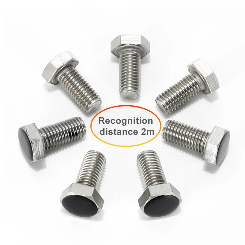 แท็กสกรู UHF RFID 10 ชิ้น ป้องกันโลหะและทนต่ออุณหภูมิสูง แท็ก UHF RFID สำหรับการจัดการทรัพย์สินที่เป็นโลหะ