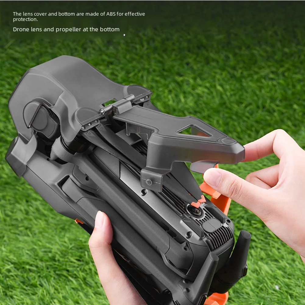 New Lens Protective Cover Silicone Gimbal Protective Case Propeller Chassis Protective Cover for 3 Pro Grey