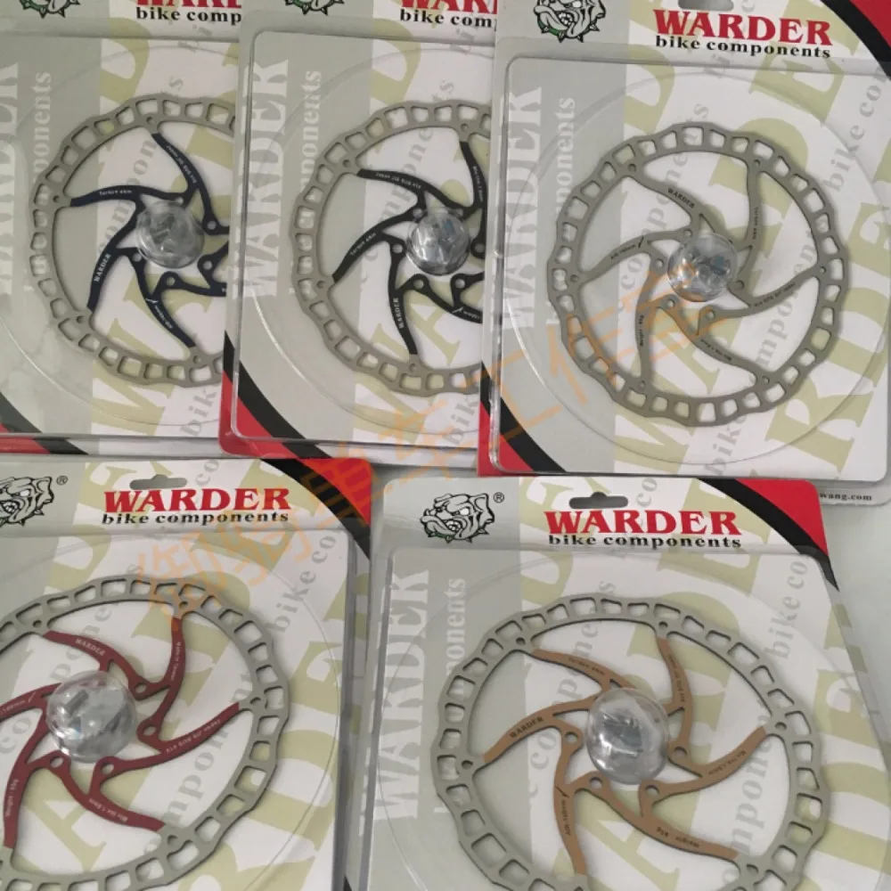 

WARDER WDR-01 Stainless Steel MTB Bicycle Disc Brake Rotors 160mm 180mm 203mm incl. bolts with 10B21 T25 6pcs screws