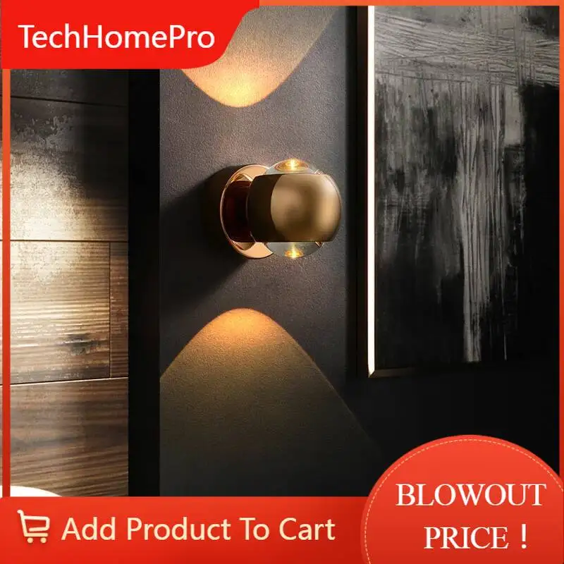 TechHPMinimalist Hallway Decor Background Lamps Bedroom Bedside Washing Wall Sconce Up And Down Luminescence Lights
