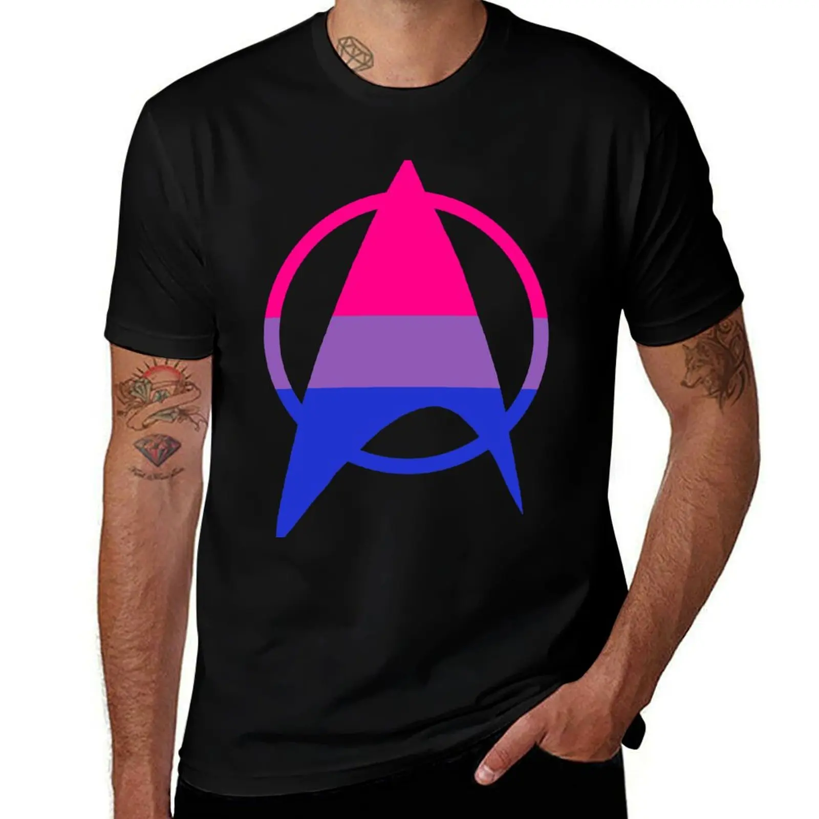 

Bisexual Starfleet Pride T-Shirt vintage clothes fashion shirts cute clothes sports fans compression shirt men