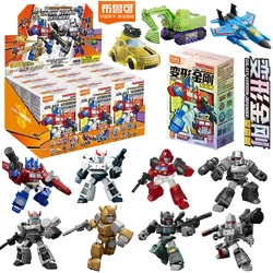 Transformers One Building Blocks Blokees Optimus Prime Bumblebee Megatron Action Toy Figurine Kids Collections Gift