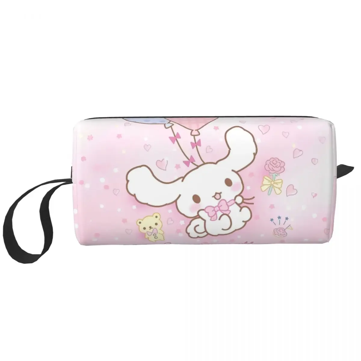 Sanrio Cinnamoroll Cute Cartoon Makeup Bag Pouch Waterproof Cosmetic Bag Travel Toiletry Bag Organizer Storage Purse Men Women