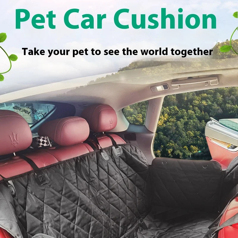 Pet Car Mats, Rear Seat Anti-Fouling Mats, Including Scratch Resistant, Storage Bag, Waterproof, Removable And Washable