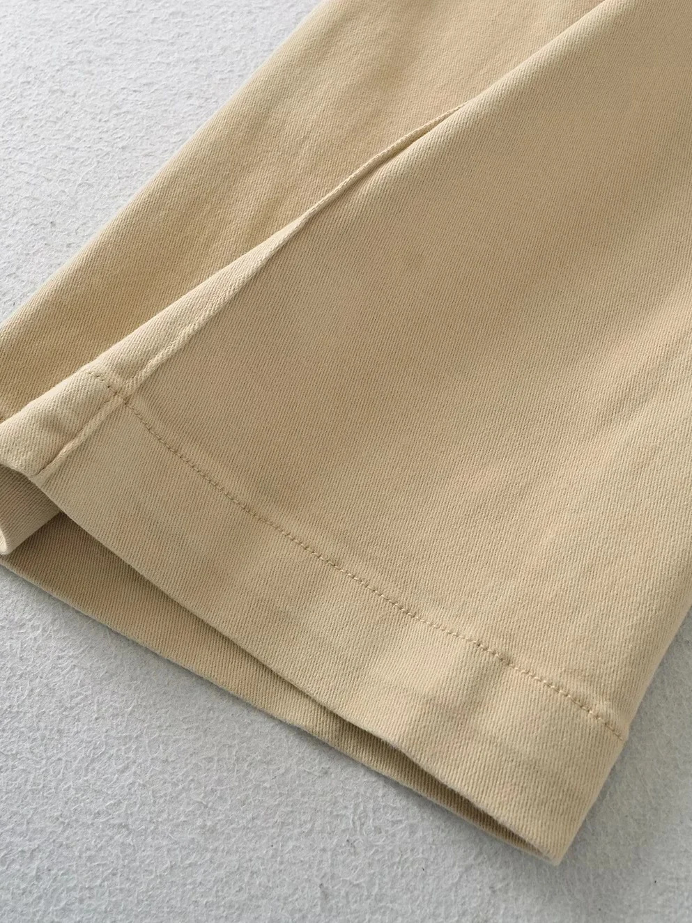 Jeans a gamba larga dimagranti larghi a vita alta retrò americani Pantaloni lunghi a gamba dritta drappeggiati da donna Versatili