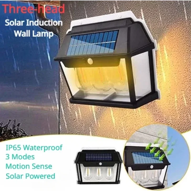 

Внешнее настенное освещение с 3 режимами и датчиком движения