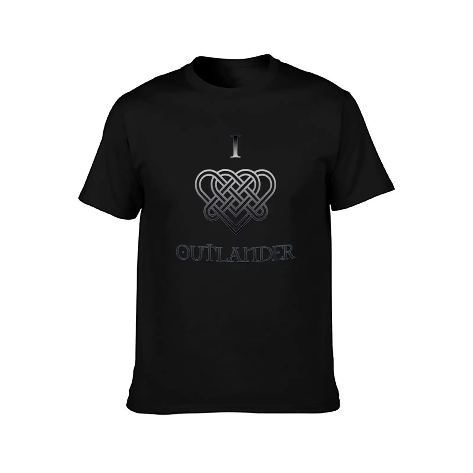 I LOVE OUTLANDER BLACK Men T Shirt t shirts cotton 100%