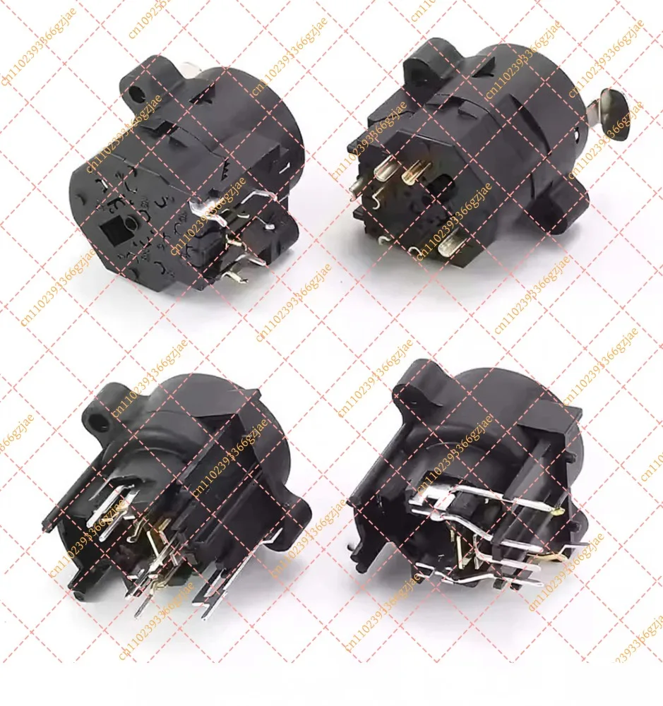 10pcs NCJ6FA-V 6.35mm TRS Socket Dual-Purpose PCB Female Jack for Canon, Replacement Audio Connector