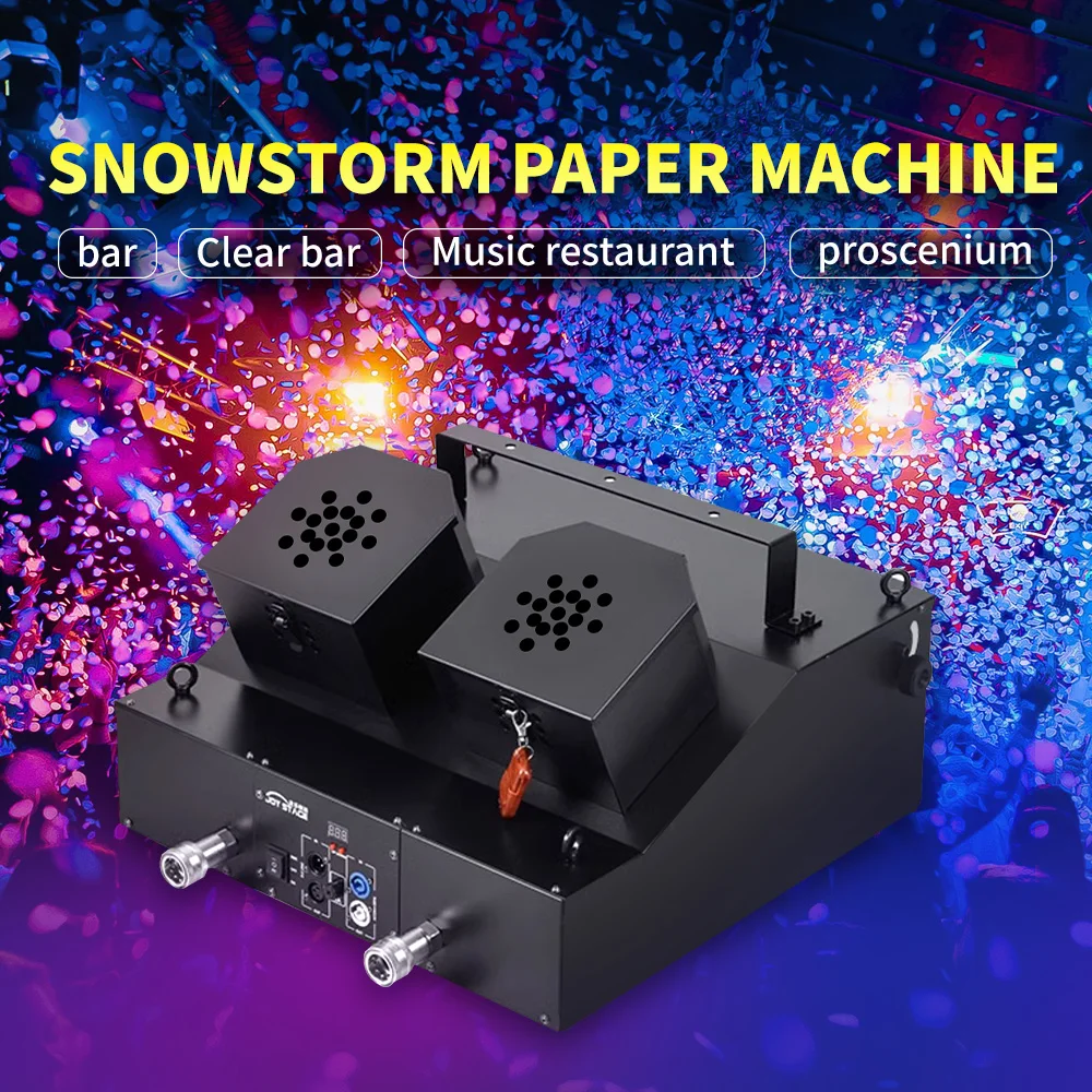 

CO2 Confetti Machine DMX512 Confetti Cannon Stage Effect For Large-Scale Activity Concert Nightclub DJ Disco Party Wedding
